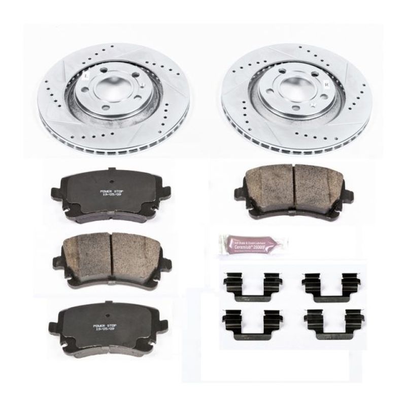 PowerStop Power Stop 04-09 Audi S4 Rear Z23 Evolution Sport Brake Kit