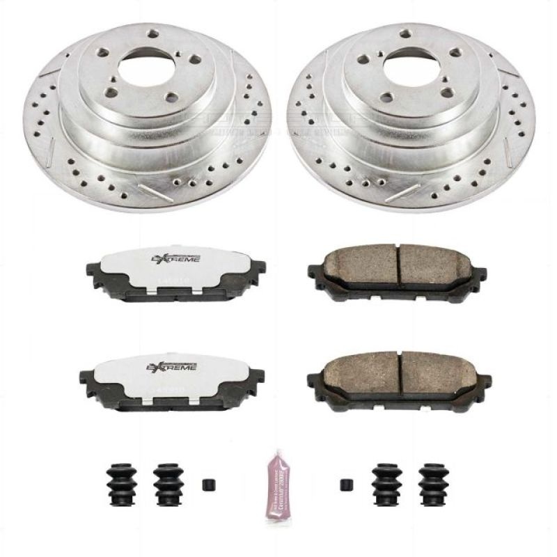 PowerStop Power Stop 05-06 Saab 9-2X Rear Z26 Street Warrior Brake Kit