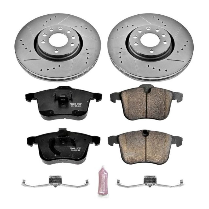 PowerStop Power Stop 06-11 Saab 9-3 Front Z23 Evolution Sport Brake Kit