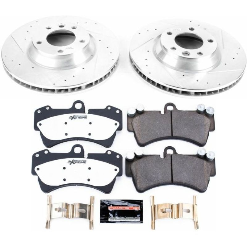 PowerStop Power Stop 07-15 Audi Q7 Front Z26 Street Warrior Brake Kit