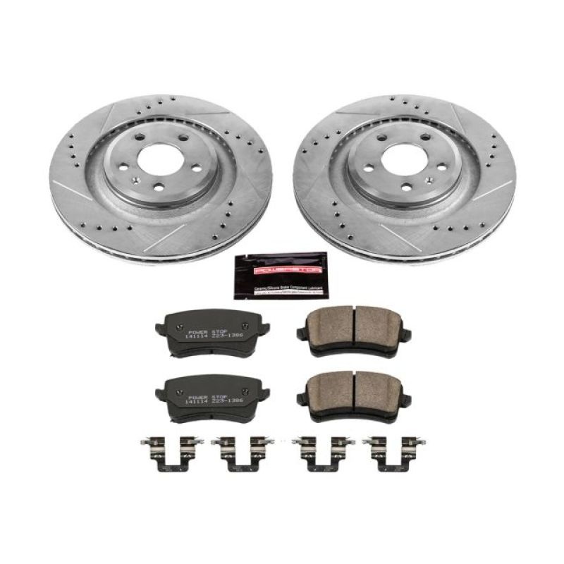 PowerStop Power Stop 10-11 Audi S4 Rear Z23 Evolution Sport Brake Kit