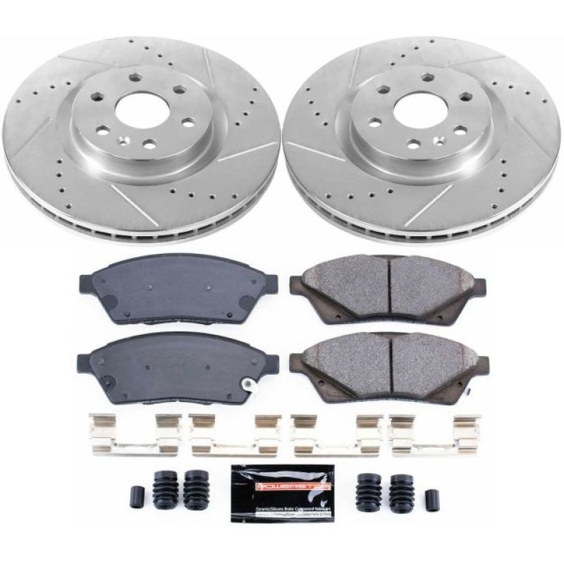 PowerStop Power Stop 10-16 Cadillac SRX Front Z23 Evolution Sport Brake Kit