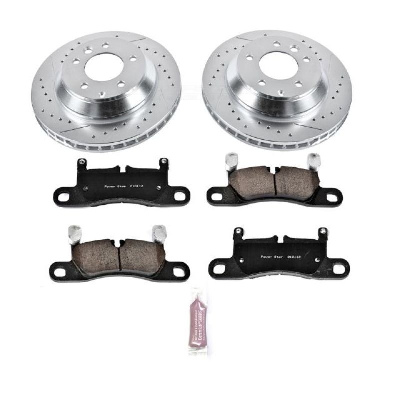 PowerStop Power Stop 11-18 Porsche Cayenne Rear Z23 Evolution Sport Brake Kit