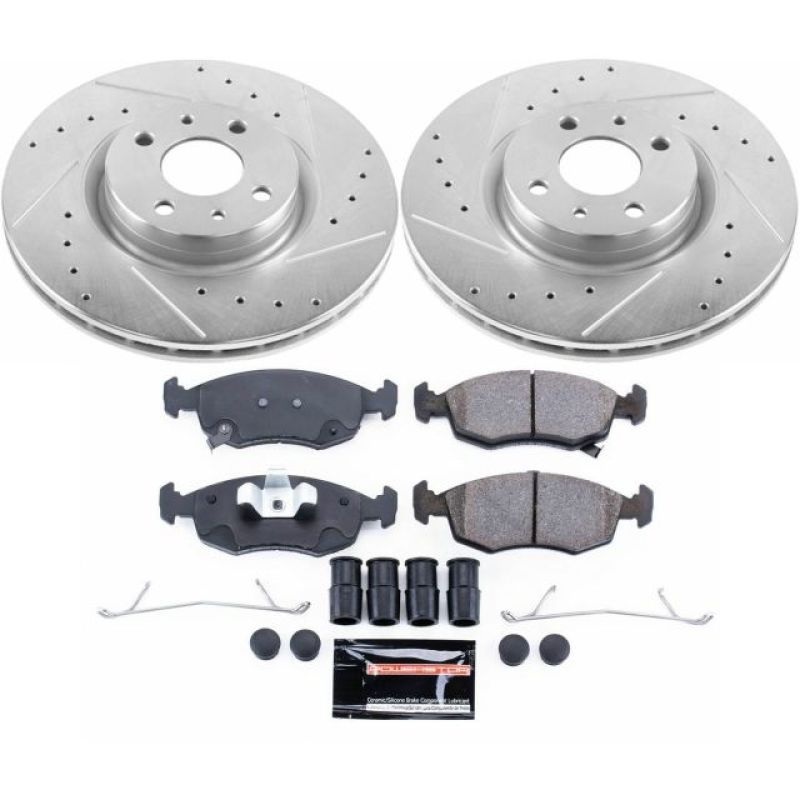 PowerStop Power Stop 13-18 Fiat 500 Front Z23 Evolution Sport Brake Kit