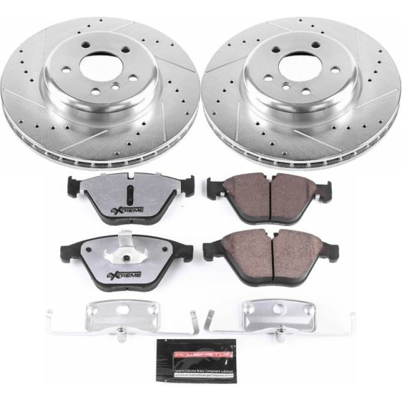 PowerStop Power Stop 14-16 BMW 535d Front Z26 Street Warrior Brake Kit