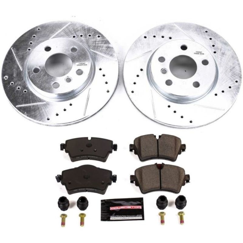 PowerStop Power Stop 16-18 Mini Cooper Clubman Front Z23 Evolution Sport Brake Kit