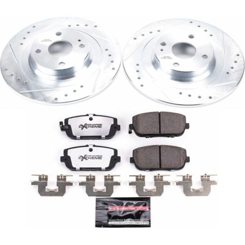 PowerStop Power Stop 17-19 Fiat 124 Spider Rear Z26 Street Warrior Brake Kit