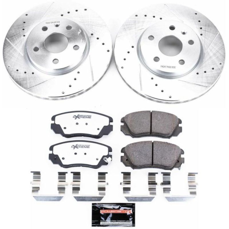 PowerStop Power Stop 2010 Buick Allure Front Z26 Street Warrior Brake Kit