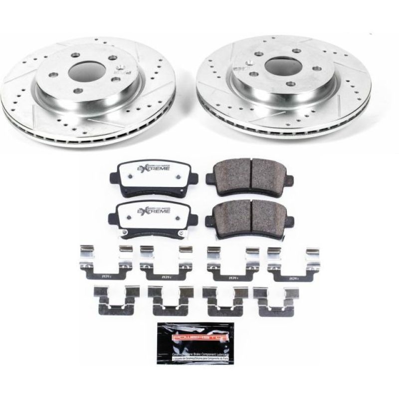 PowerStop Power Stop 2010 Buick Allure Rear Z26 Street Warrior Brake Kit