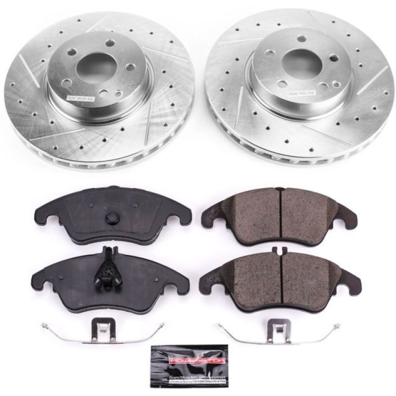 PowerStop Power Stop 2014 Mercedes-Benz C300 Front Z23 Evolution Sport Brake Kit