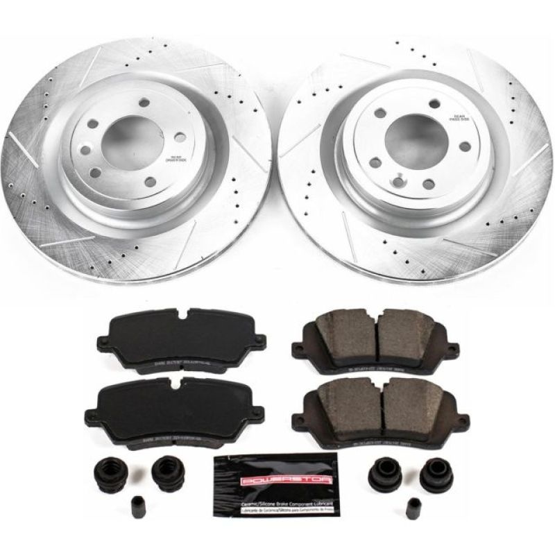PowerStop Power Stop 2017 Land Rover Discovery Rear Z23 Evolution Sport Brake Kit