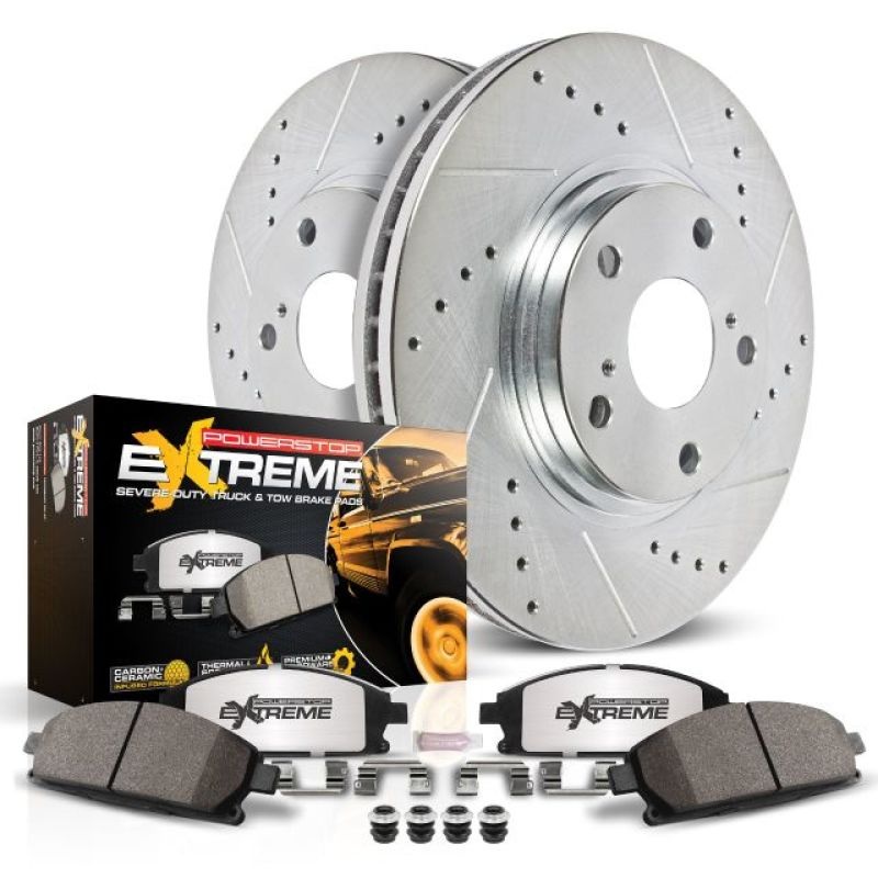PowerStop Power Stop 2018 Mercedes-Benz GLE350 Front Z36 Truck & Tow Brake Kit