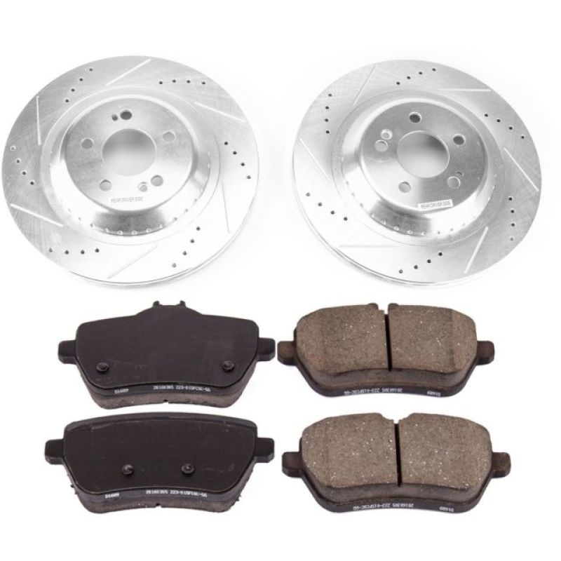 PowerStop Power Stop 2018 Mercedes-Benz S450 Rear Z23 Evolution Sport Brake Kit