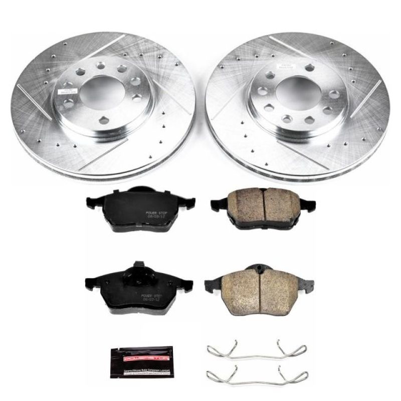 PowerStop Power Stop 97-98 Saab 900 Front Z23 Evolution Sport Brake Kit