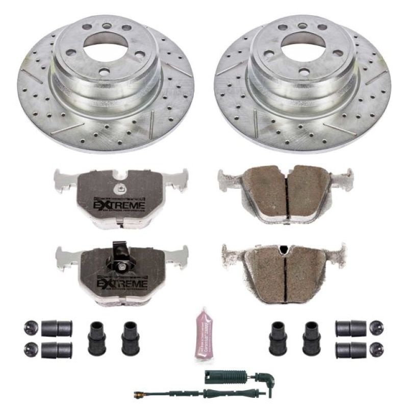 PowerStop Power Stop 00-06 BMW X5 Rear Z26 Street Warrior Brake Kit