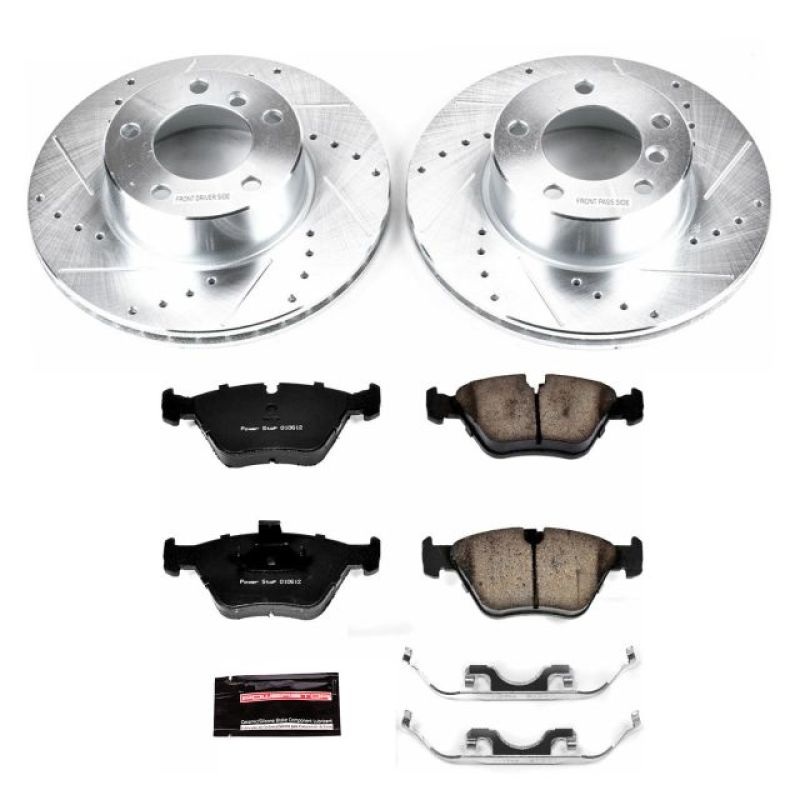 PowerStop Power Stop 01-03 BMW 525i Front Z23 Evolution Sport Brake Kit