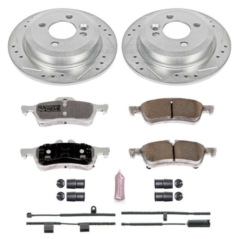 PowerStop Power Stop 02-06 Mini Cooper Rear Z26 Street Warrior Brake Kit