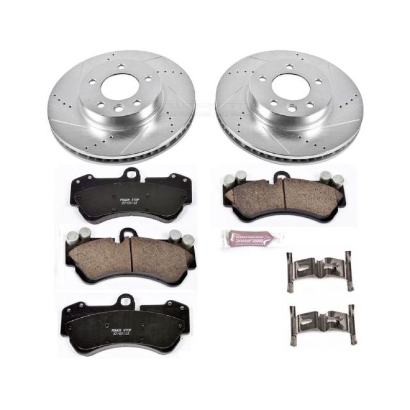 PowerStop Power Stop 04-06 Porsche Cayenne Front Z23 Evolution Sport Brake Kit