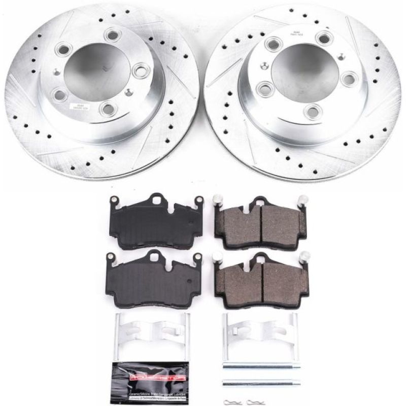 PowerStop Power Stop 05-12 Porsche Boxster Rear Z23 Evolution Sport Brake Kit