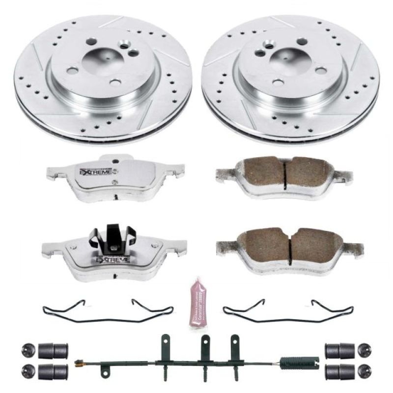 PowerStop Power Stop 07-08 Mini Cooper Front Z26 Street Warrior Brake Kit