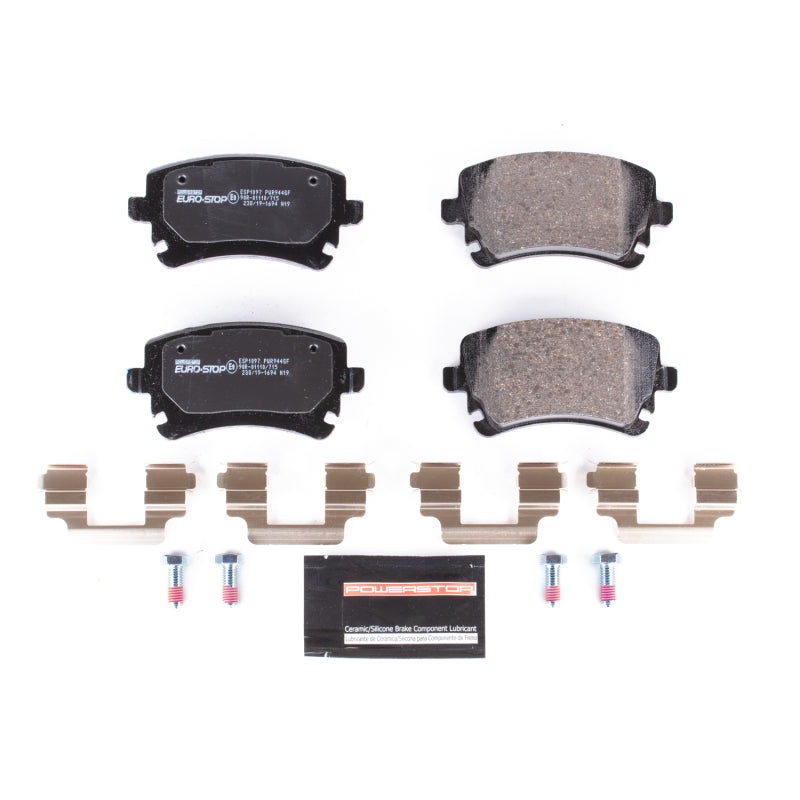 PowerStop Power Stop 07-11 Audi S6 Euro-Stop ECE-R90 Rear Brake Pads