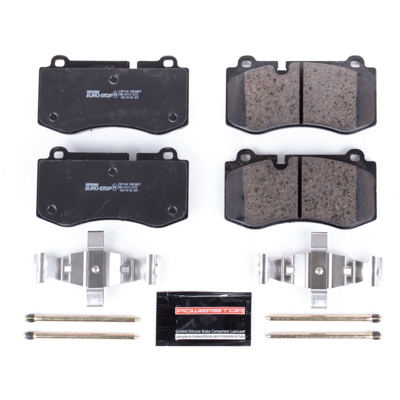 PowerStop Power Stop 10-12 Mercedes-Benz SL550 Euro-Stop ECE-R90 Front Brake Pads