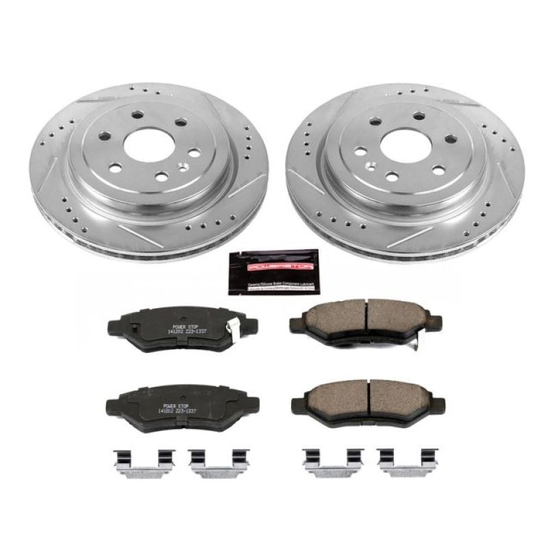 PowerStop Power Stop 10-16 Cadillac SRX Rear Z23 Evolution Sport Brake Kit