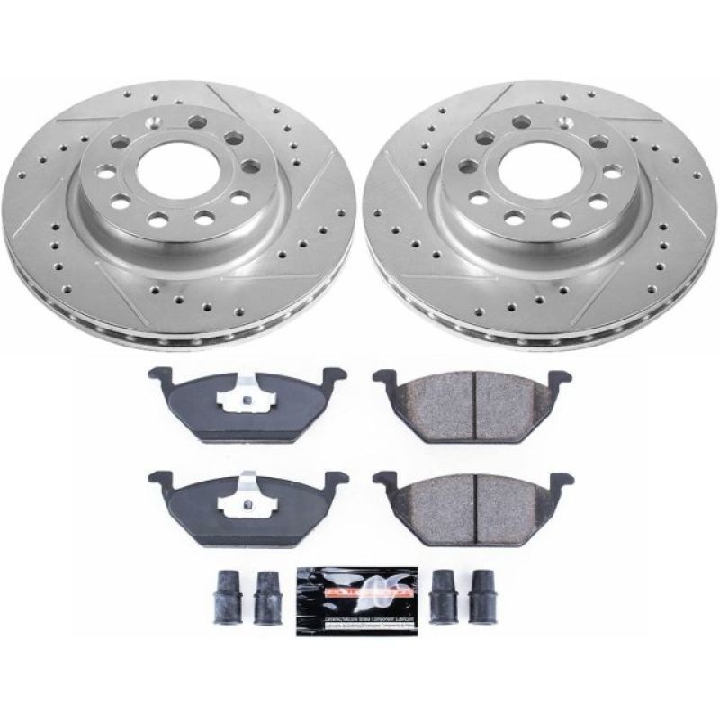 PowerStop Power Stop 11-15 Volkswagen Jetta Front Z23 Evolution Sport Brake Kit