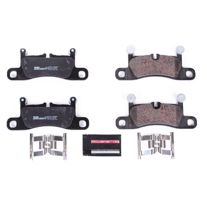 PowerStop Power Stop 11-17 Volkswagen Touareg Euro-Stop ECE-R90 Rear Brake Pads