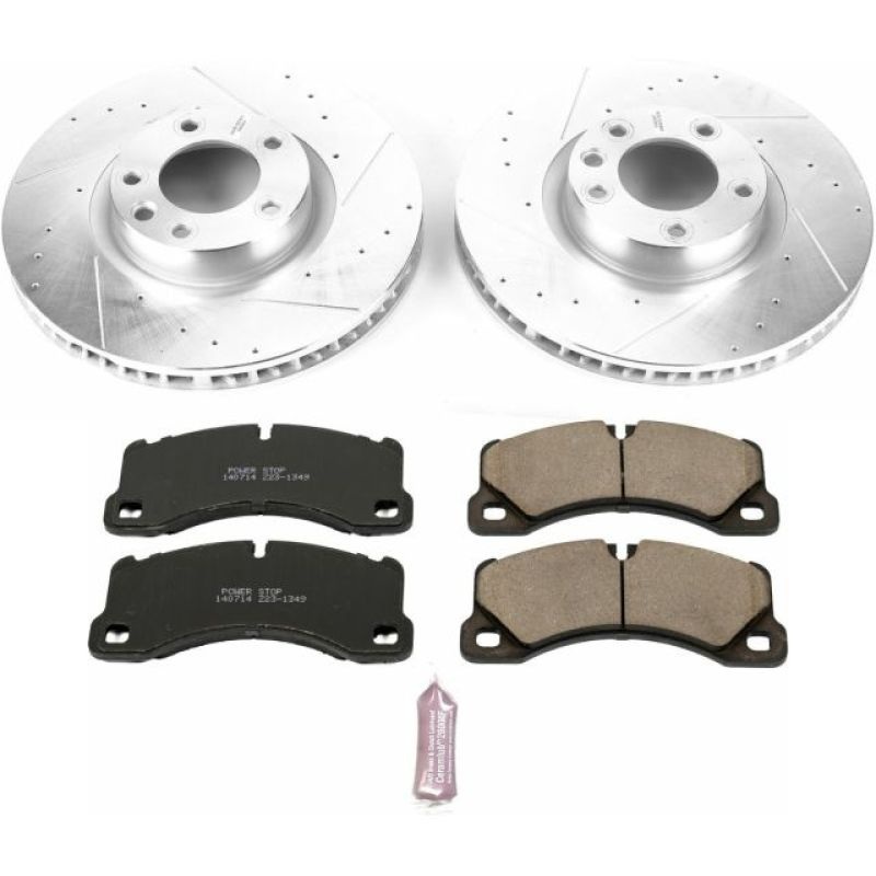 PowerStop Power Stop 11-18 Porsche Cayenne Front Z23 Evolution Sport Brake Kit