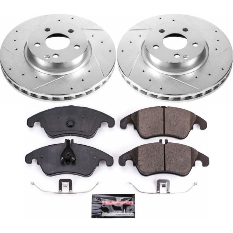 PowerStop Power Stop 13-14 Mercedes-Benz C300 Front Z23 Evolution Sport Brake Kit