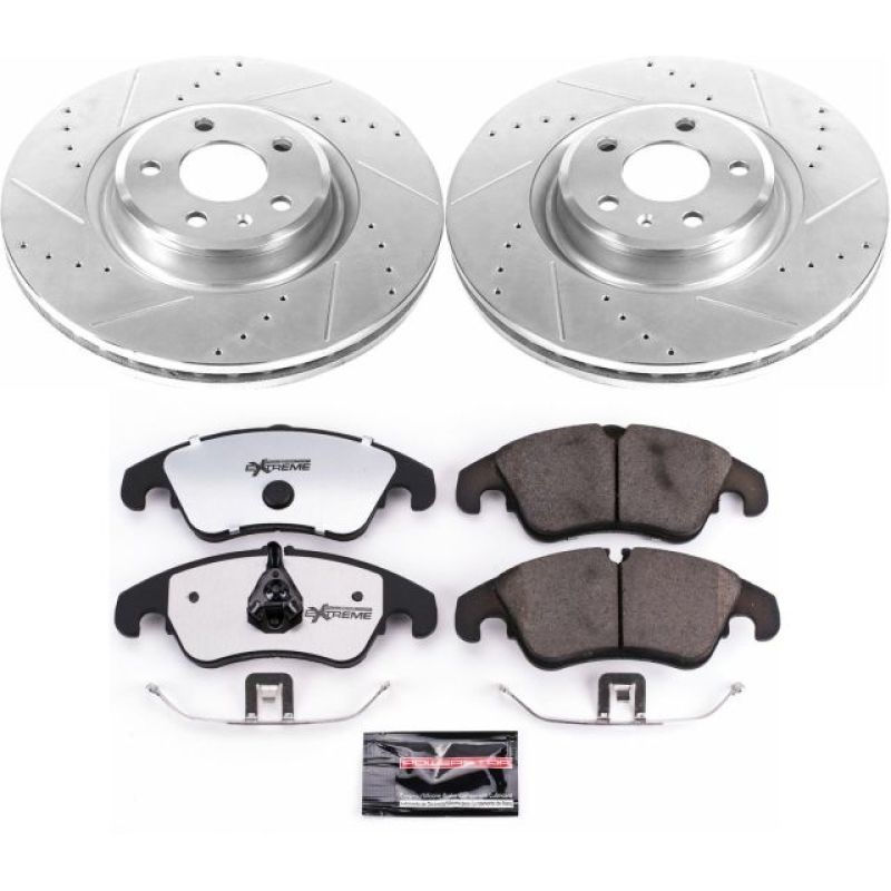 PowerStop Power Stop 14-18 Audi A6 Front Z26 Street Warrior Brake Kit