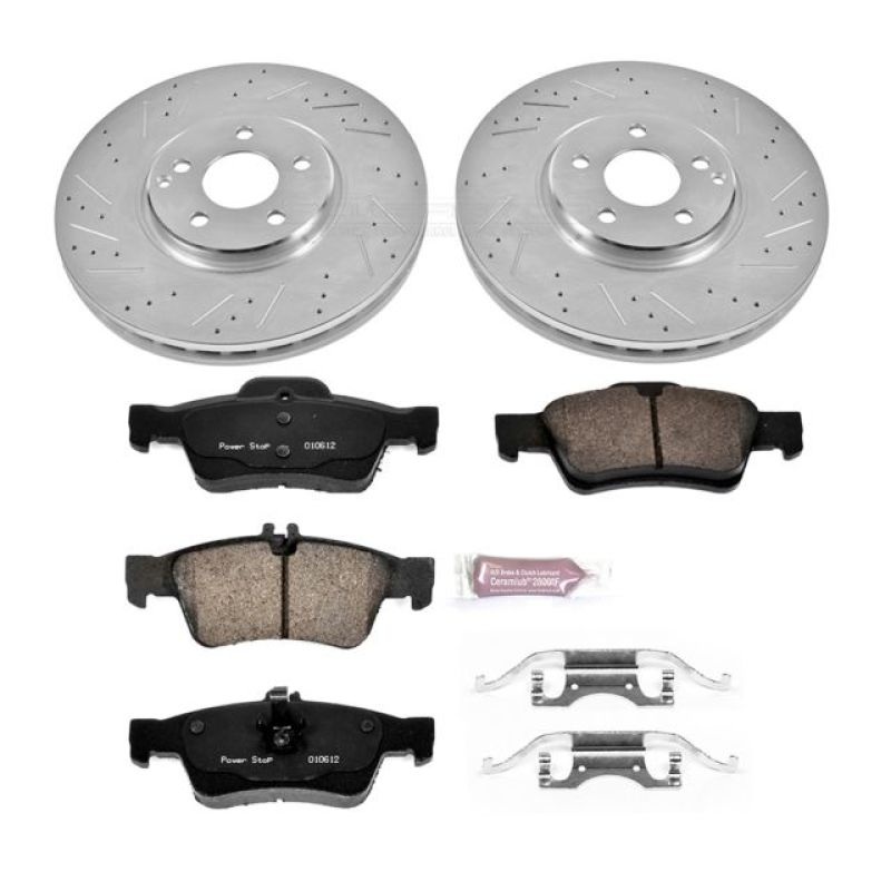 PowerStop Power Stop 15-17 Mercedes-Benz CLS400 Rear Z23 Evolution Sport Brake Kit