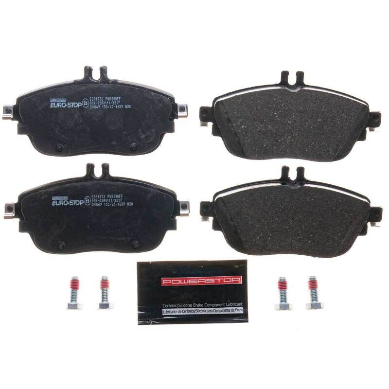 PowerStop Power Stop 15-19 Mercedes-Benz GLA250 Euro-Stop ECE-R90 Front Brake Pads