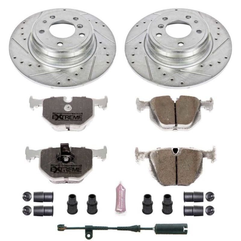 PowerStop Power Stop 1995 BMW 740i Rear Z26 Street Warrior Brake Kit
