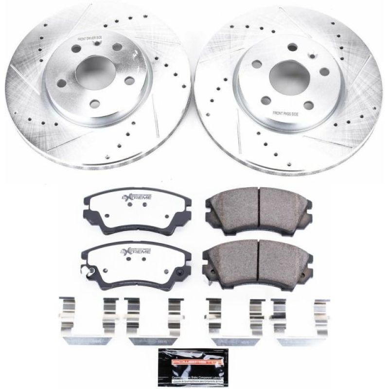 PowerStop Power Stop 2017 Buick Regal Front Z26 Street Warrior Brake Kit