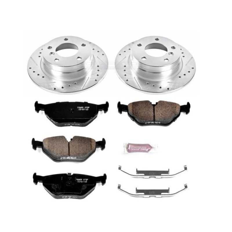 PowerStop Power Stop 92-98 BMW 318i Rear Z23 Evolution Sport Brake Kit