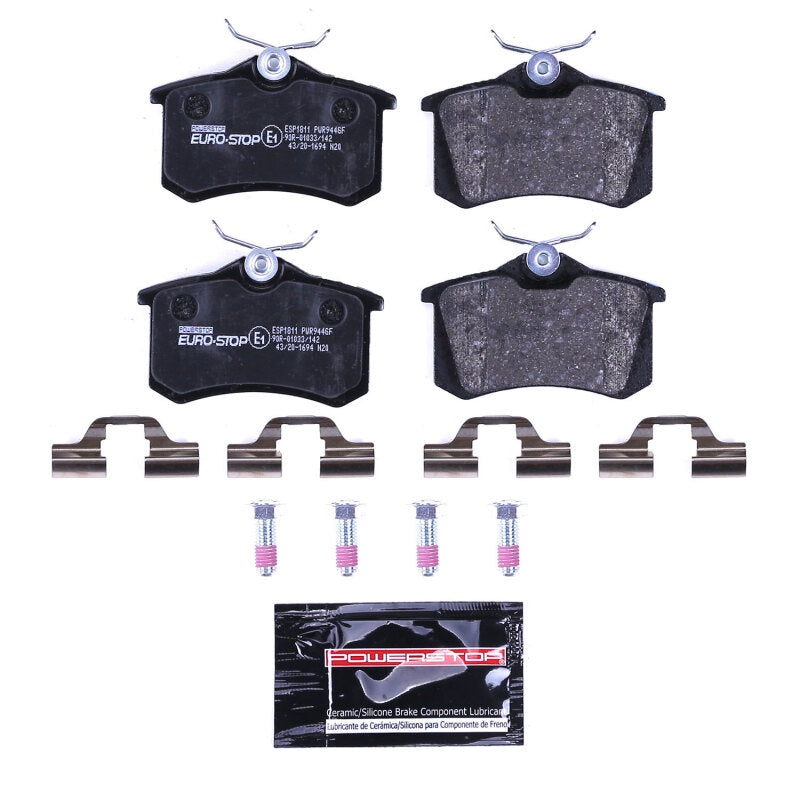 PowerStop Power Stop 98-04 Volkswagen Passat Euro-Stop ECE-R90 Rear Brake Pads
