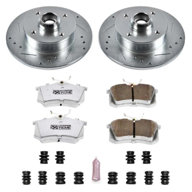 PowerStop Power Stop 99-02 Volkswagen Cabrio Rear Z26 Street Warrior Brake Kit
