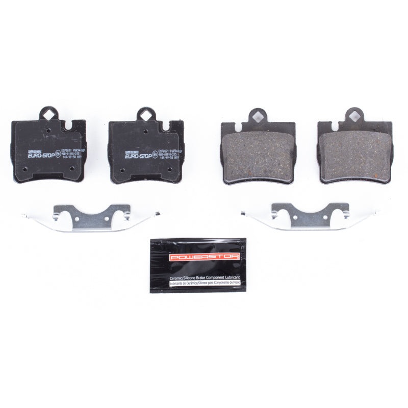 PowerStop Power Stop 01-02 Mercedes-Benz S600 Euro-Stop ECE-R90 Rear Brake Pads