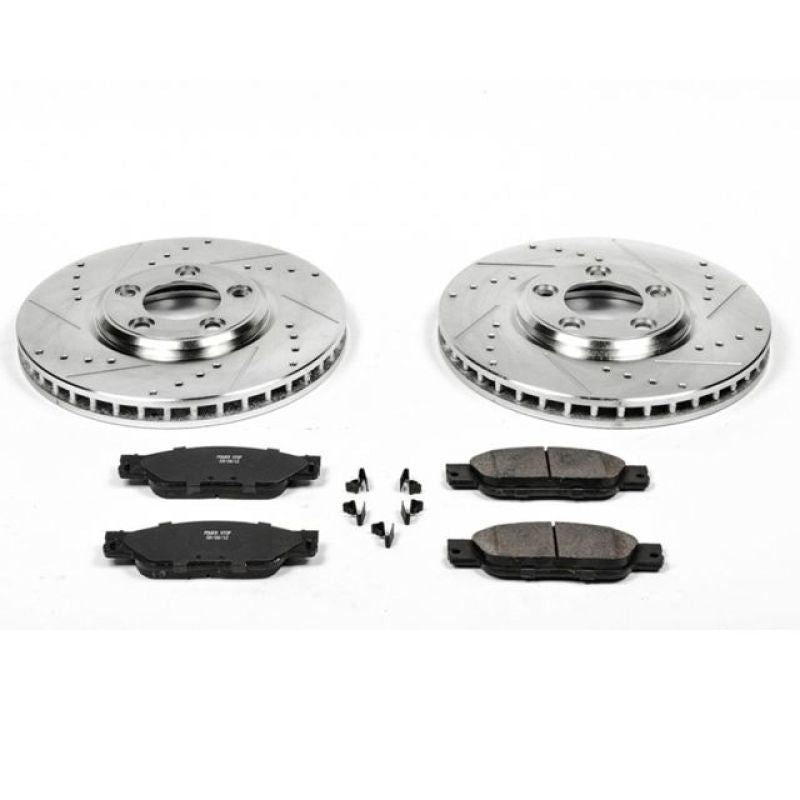 PowerStop Power Stop 03-04 Jaguar S-Type Front Z23 Evolution Sport Brake Kit