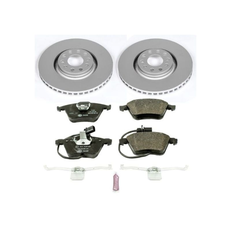 PowerStop Power Stop 05-09 Audi A4 Front Euro-Stop Brake Kit