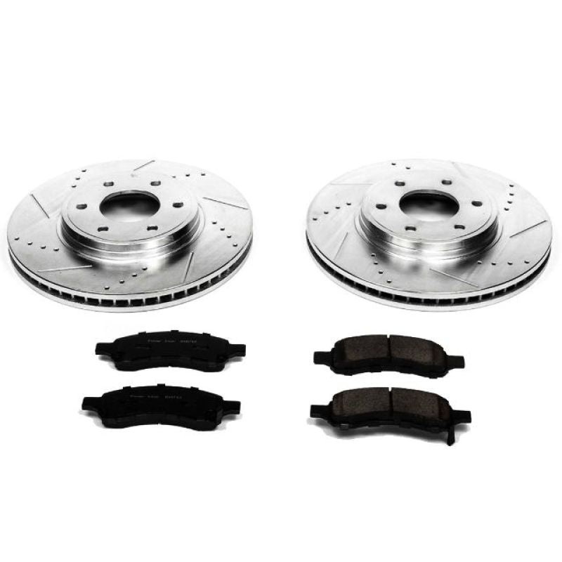 PowerStop Power Stop 06-09 Chevrolet Trailblazer Front Z23 Evolution Sport Brake Kit