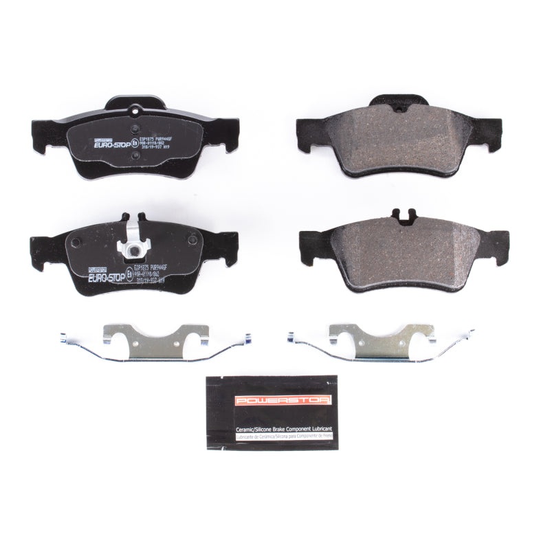 PowerStop Power Stop 07-12 Mercedes-Benz SL550 Euro-Stop ECE-R90 Rear Brake Pads