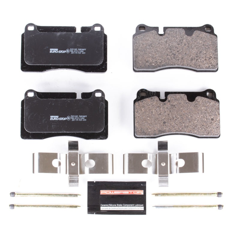 PowerStop Power Stop 07-17 Volkswagen Touareg Euro-Stop ECE-R90 Front Brake Pads