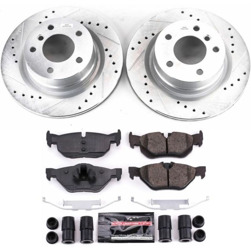 PowerStop Power Stop 08-10 BMW 128i Rear Z23 Evolution Sport Brake Kit
