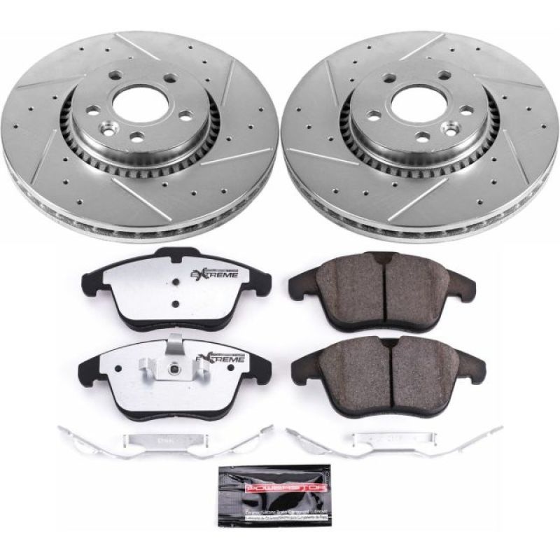 PowerStop Power Stop 08-15 Land Rover LR2 Front Z36 Truck & Tow Brake Kit