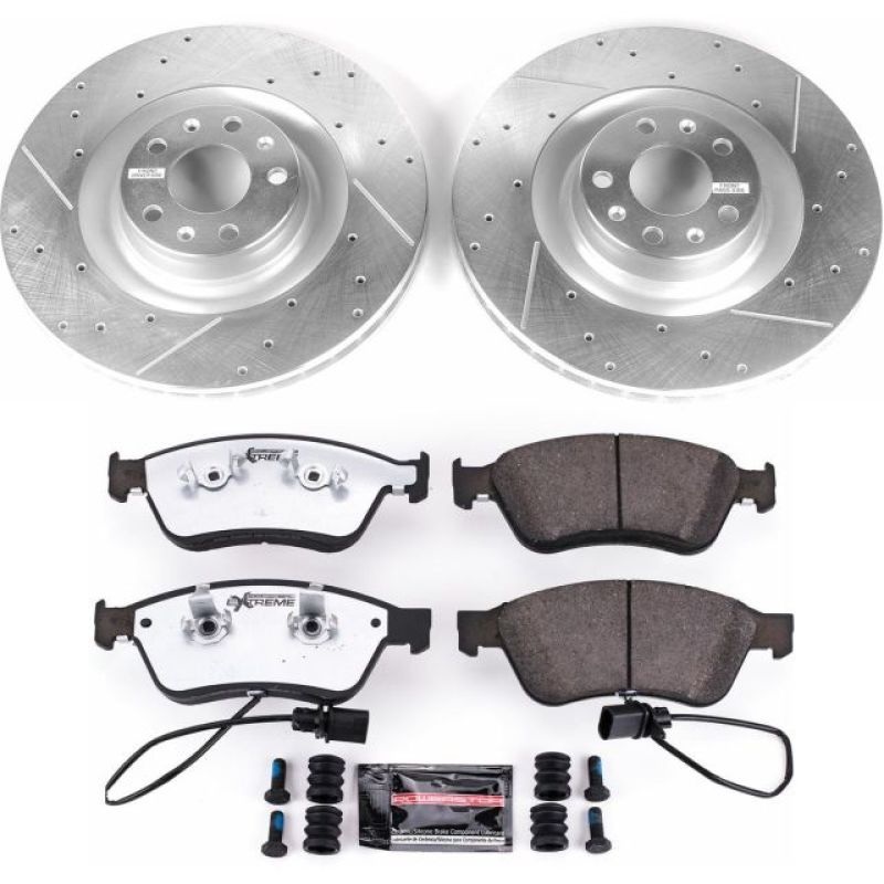 PowerStop Power Stop 09-11 Audi A6 Quattro Front Z26 Street Warrior Brake Kit