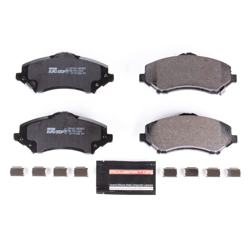 PowerStop Power Stop 09-14 Volkswagen Routan Euro-Stop ECE-R90 Front Brake Pads