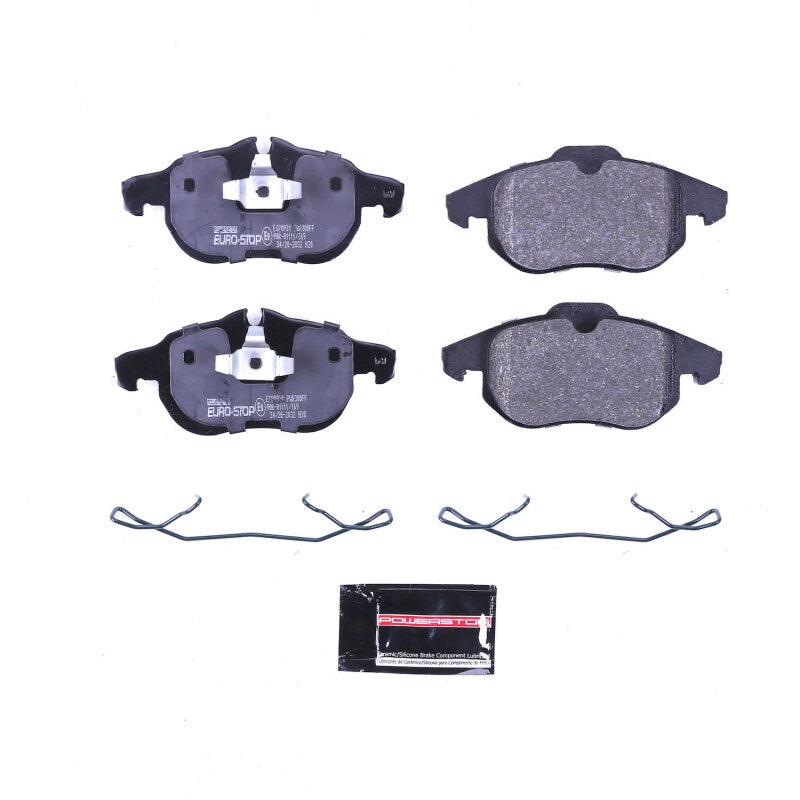 PowerStop Power Stop 10-11 Saab 9-3X Euro-Stop ECE-R90 Front Brake Pads